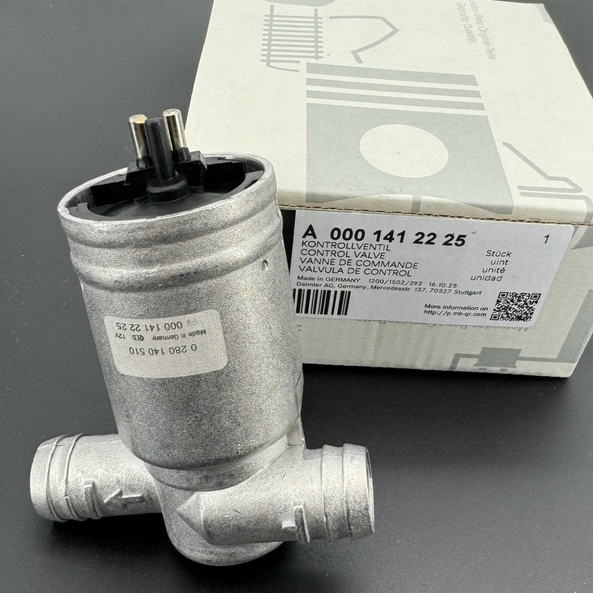 NEW Idle Control Valve A0001412225 FOR Mercedes W124 W126 W201 190E 300E 300CE