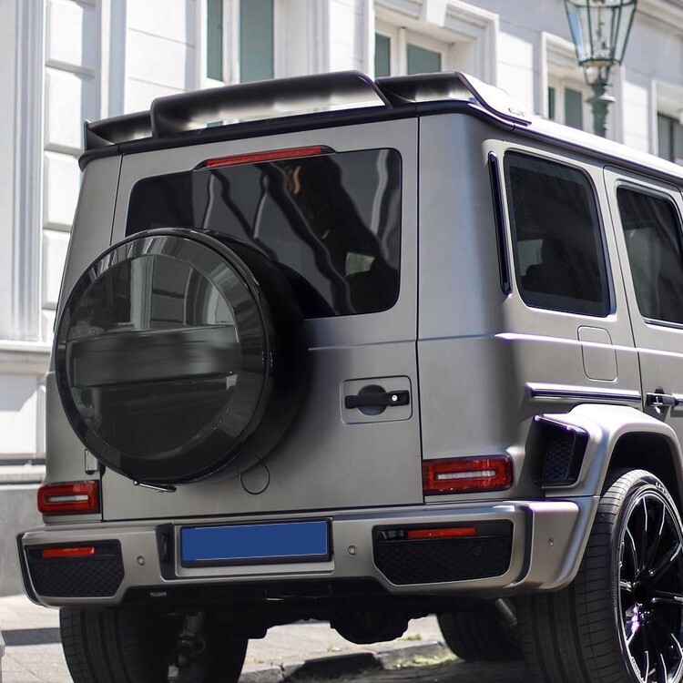 For 19-24 Benz G-Class W464 Gloss Black Rear Roof Spoiler Tail Trunk Lip Wing