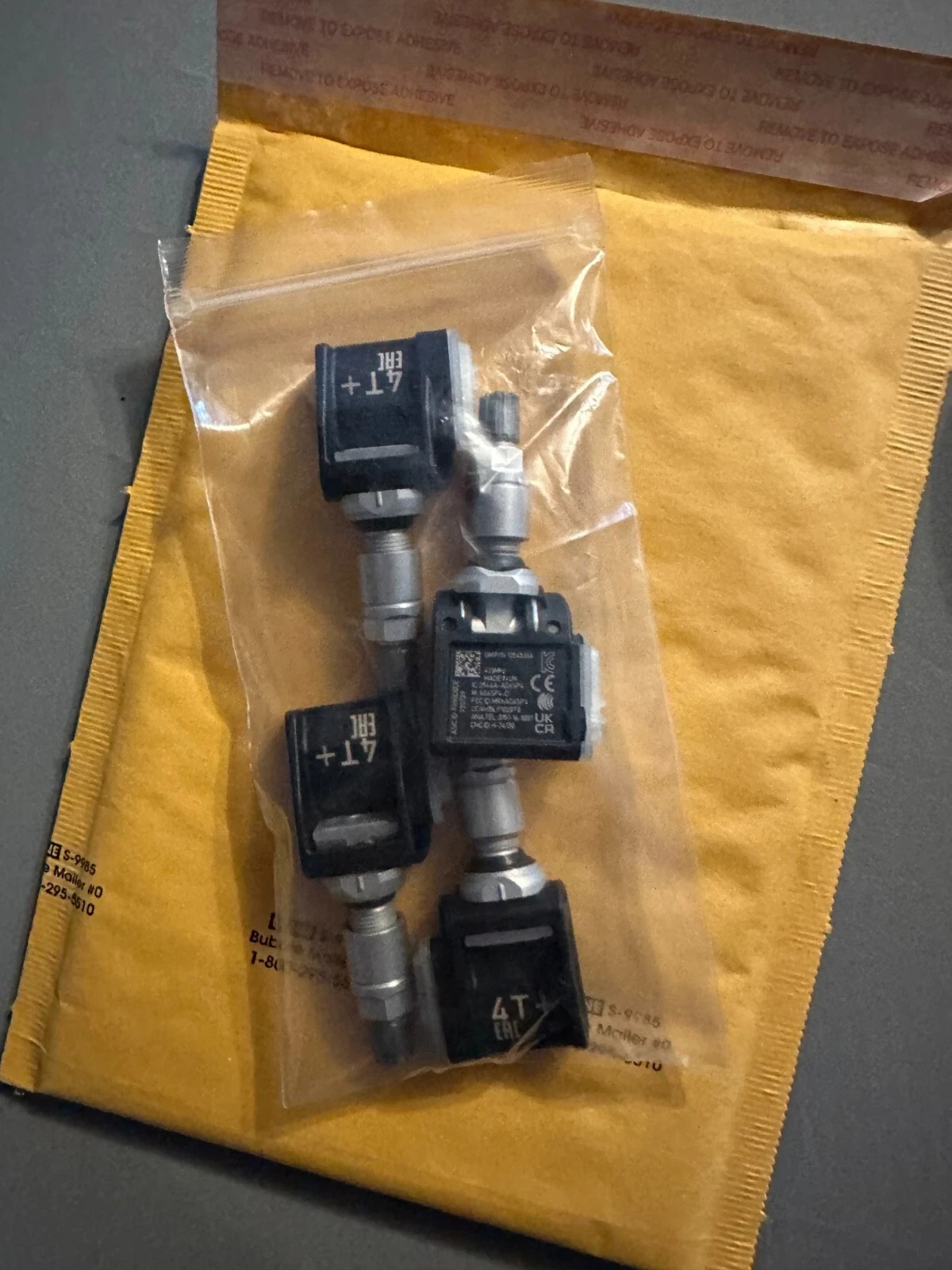 OEM 2019-26 Chevy Silverado GMC Sierra TPMS Trailer Set 4 Sensors 4T+ 13545366