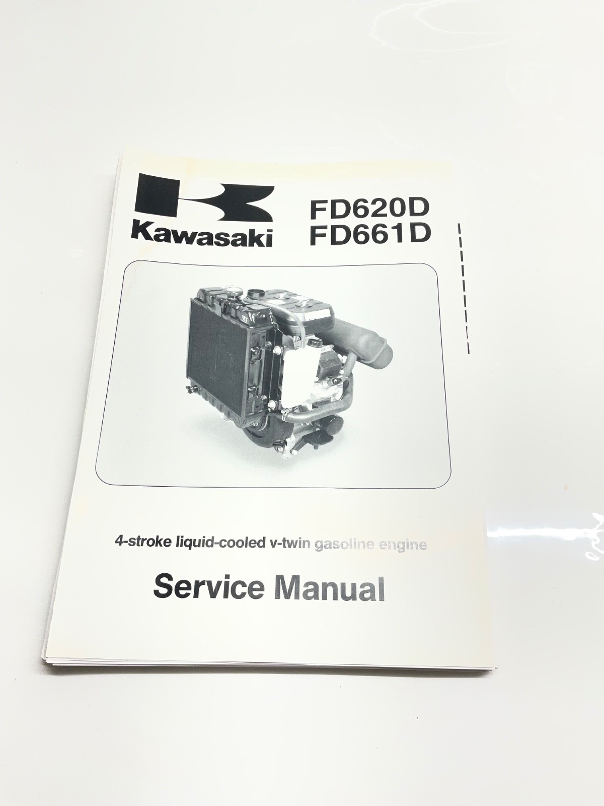 Kawasaki FD620D FD661D OEM Service Manual 99924-2030-04 Liquid Cooled V-Twin