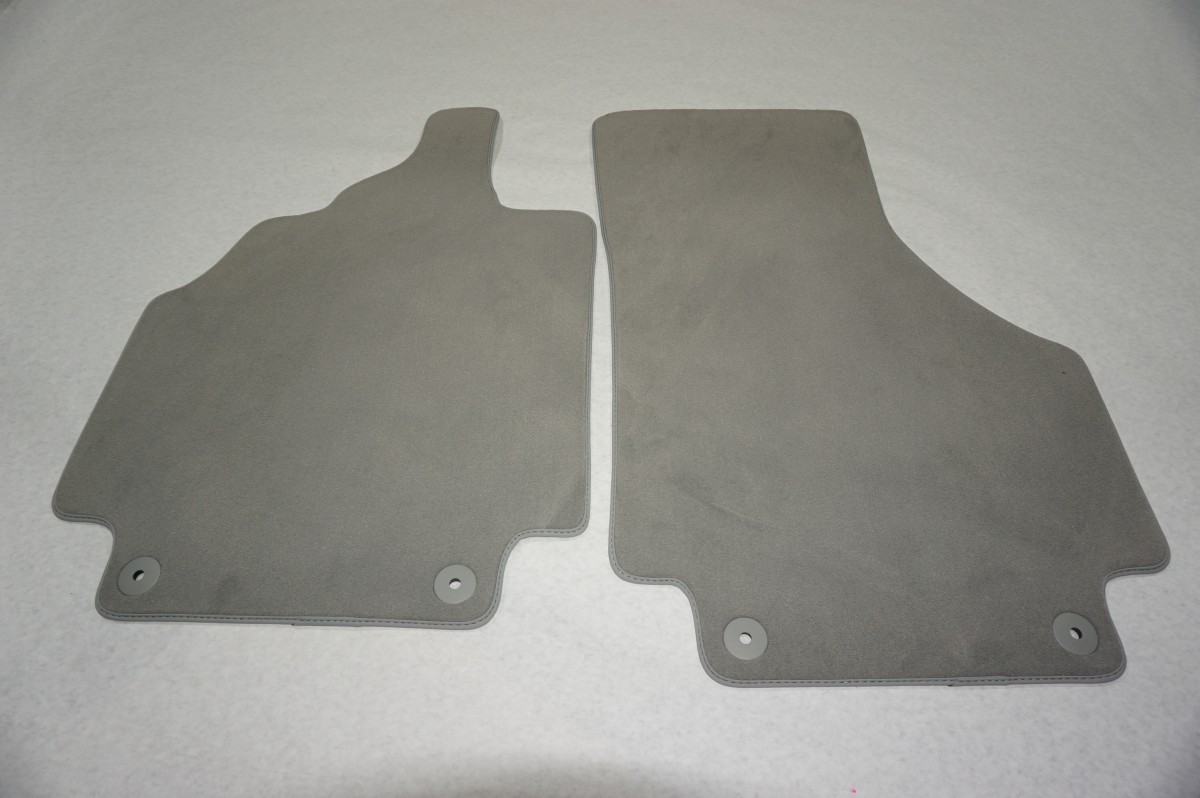 AUDI R8 FLOOR MATT FRONT 2008 2009 2010 2011 2012 2013 2014 2015 GRAY 423863714A