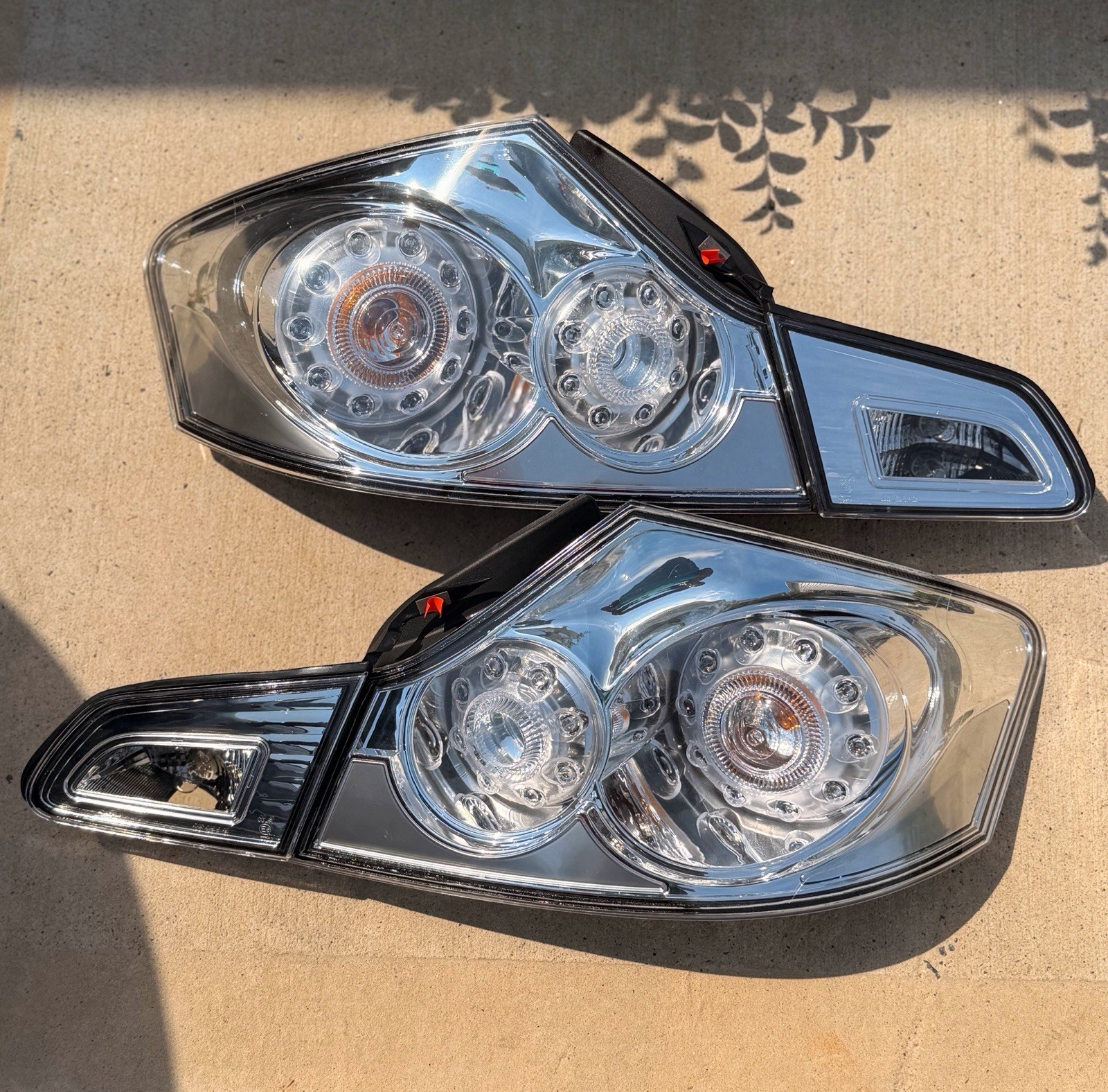 Infiniti G37 V36 G35 Q40 07-14 4dr Sedan Clear Tail Lights
