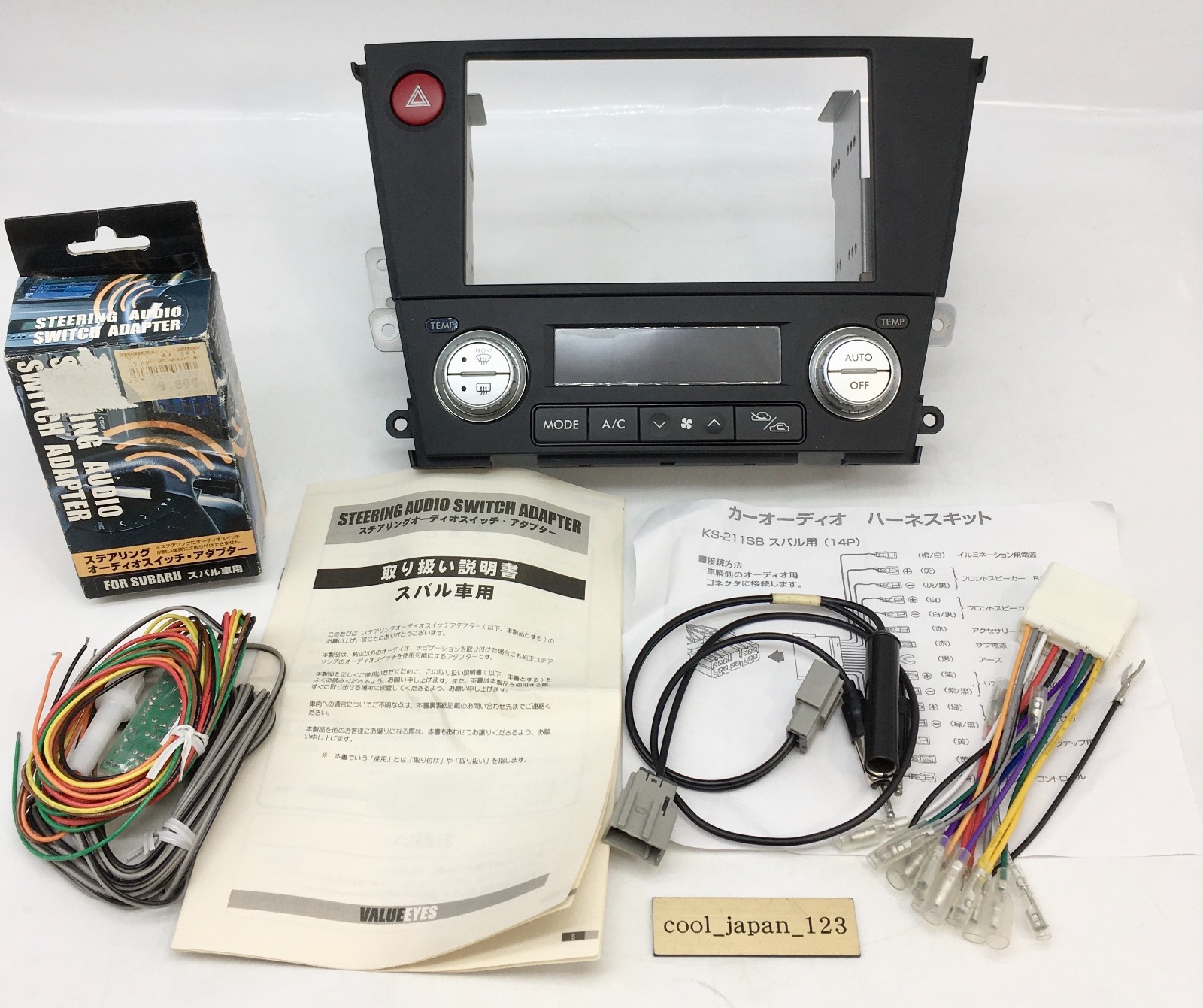 JDM Subaru Legacy BL5 BP5 Spec.B OEM Dual Zone AC Climate Control Audio Panel