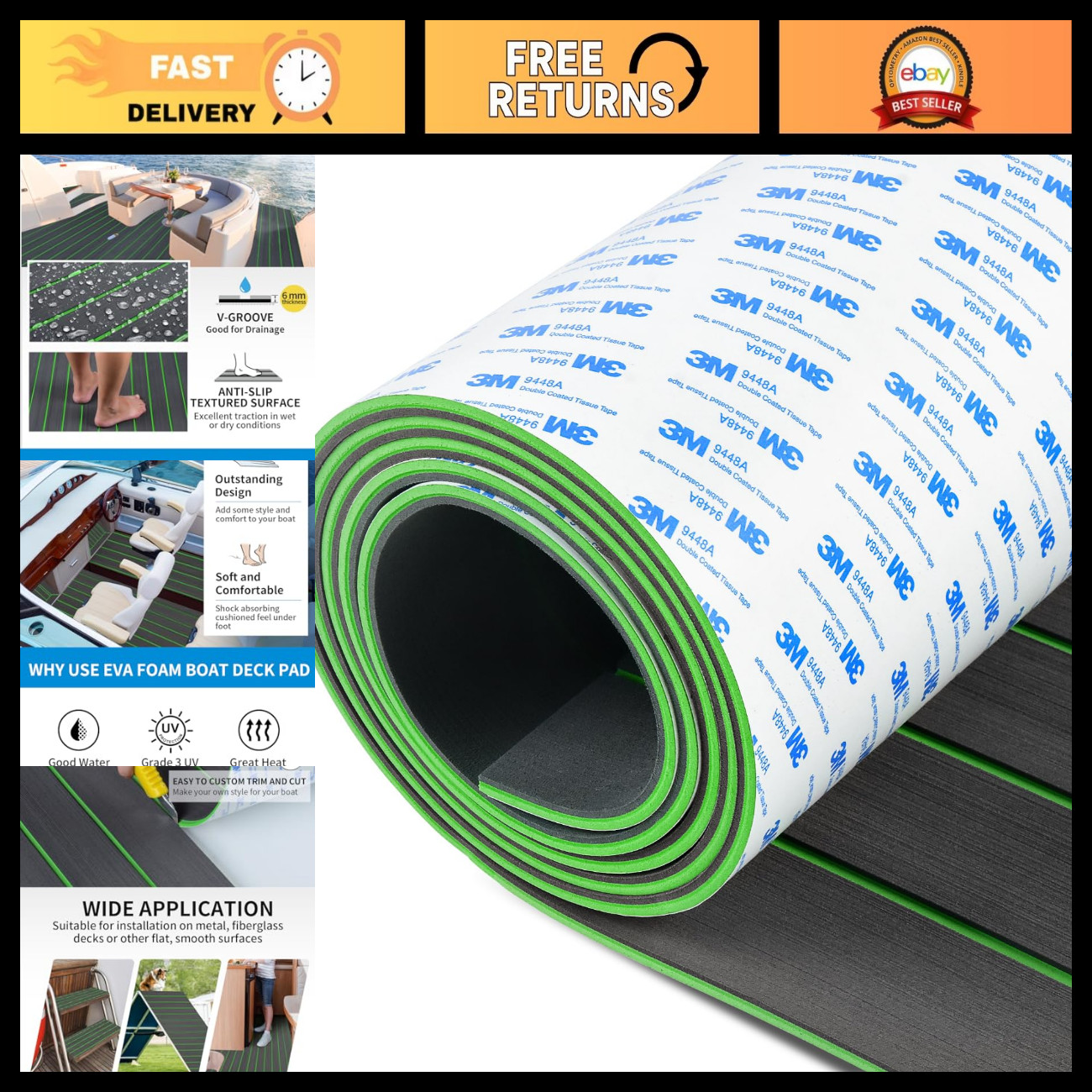 Durable Boat Flooring 96\ Durable Boat Flooring 96\
