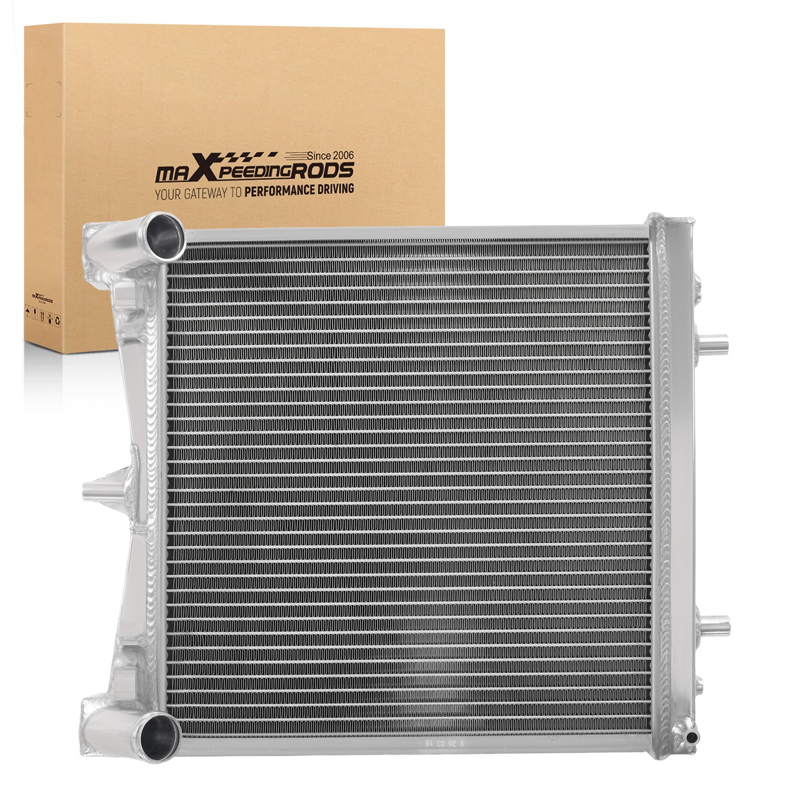 Aluminum 2 Row Left Radiator for Porsche 911 40th Anniversary 2004 99610613151