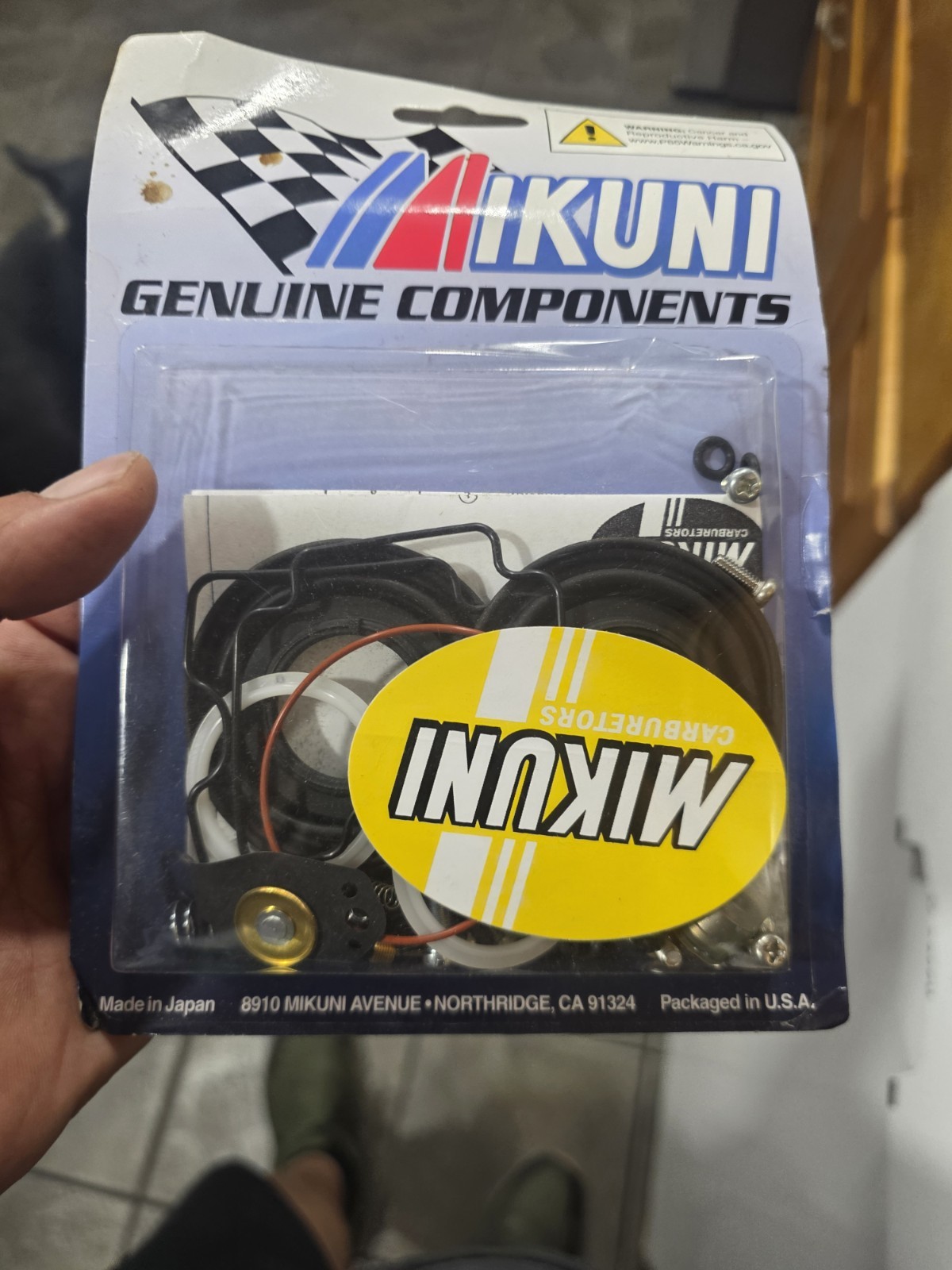 Genuine Mikuni Bsr33-41 Carburetor Rebuild Kit  For 2001-05 Yamaha Raptor
