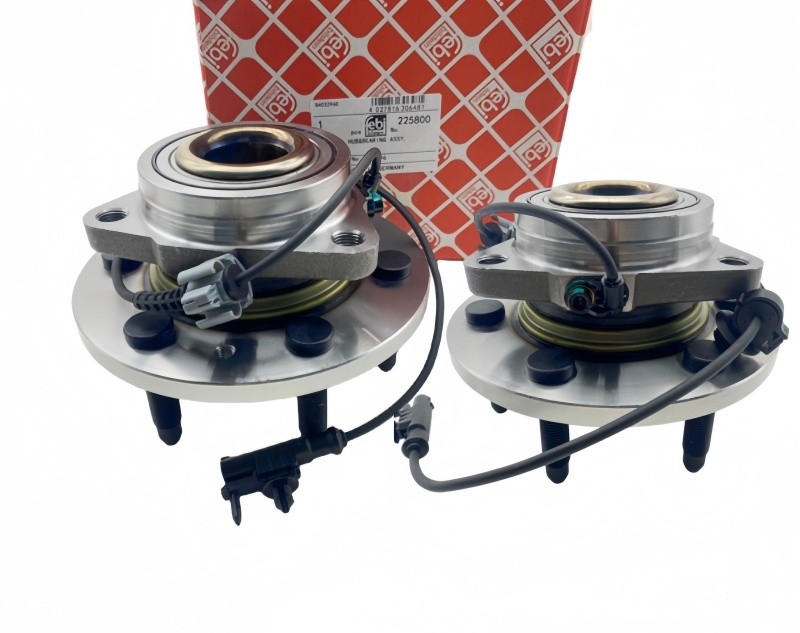 2pc Front Wheel Bearing Hubs For 07-13 Chevy Silverado GMC Sierra 1500 Tahoe 4WD