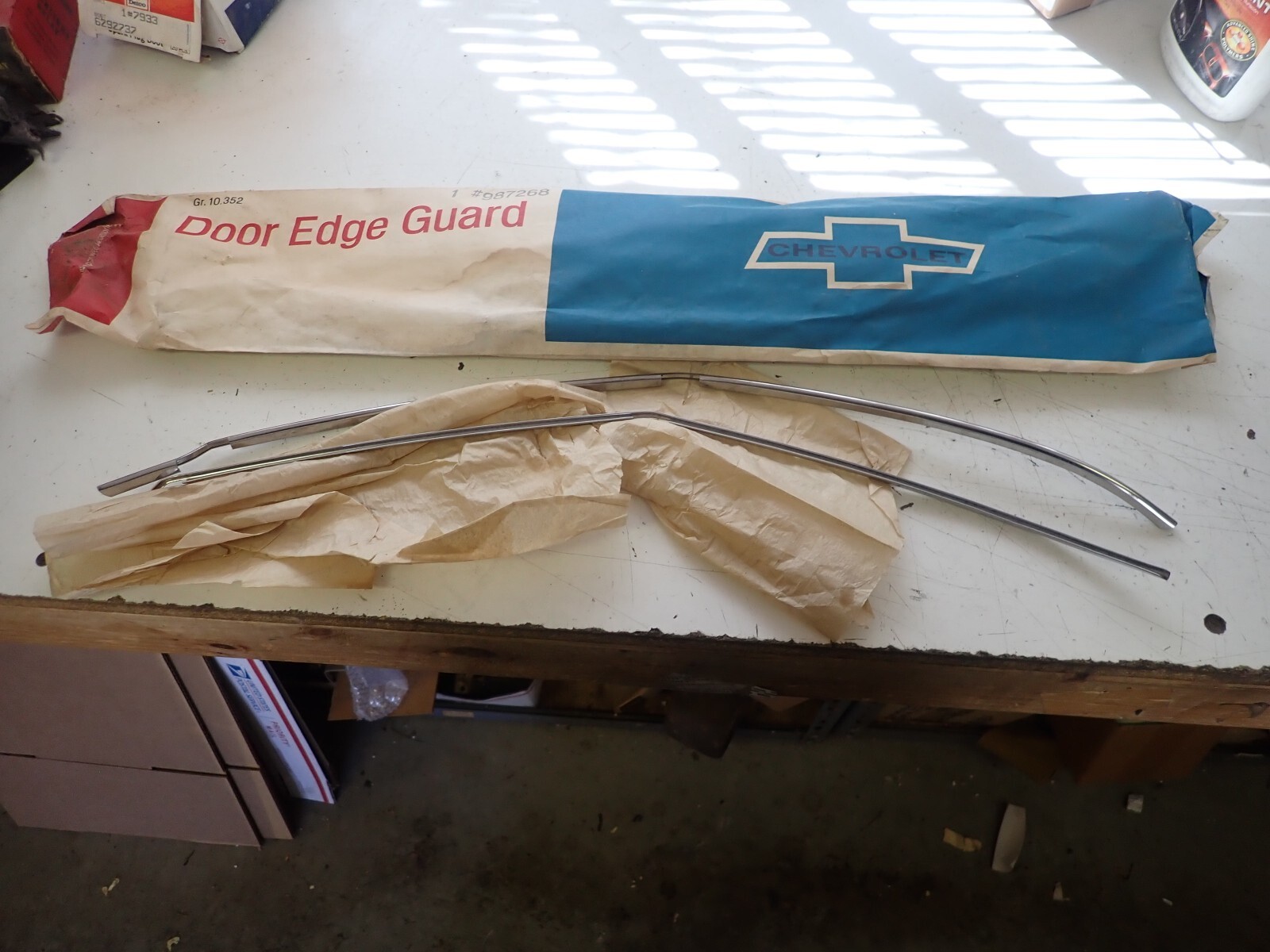 NOS 1968 Chevrolet Camaro Door Edge Guards  OEM GM # 987268 New Old Stock