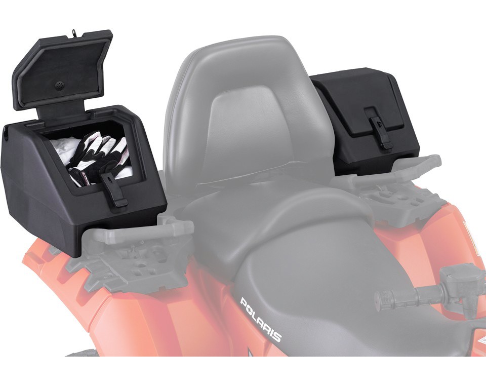 Polaris Lock & Ride Rear Cargo Storage Boxes for ATV, Set of 2 2878000 Polaris Lock & Ride Rear Cargo Storage Boxes for ATV, Set of 2 2878000