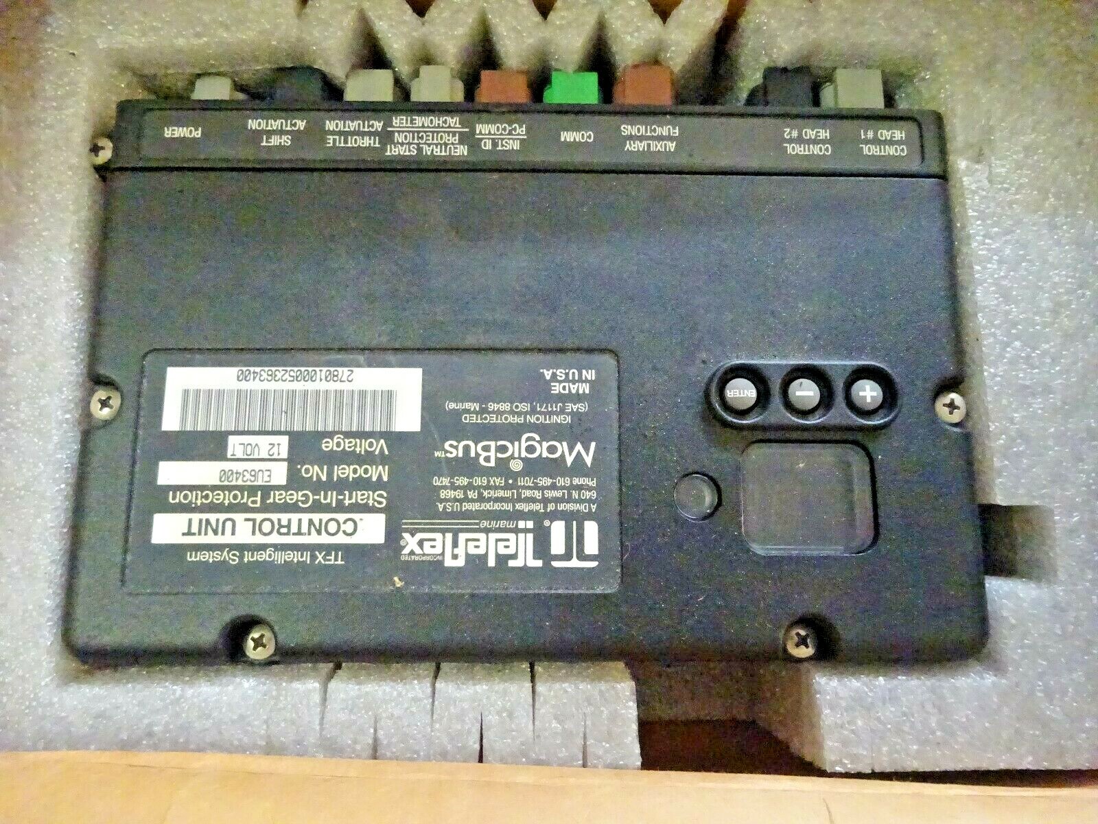 NEW Teleflex Marine Control Unit EU63400 TFX Intelligent system
