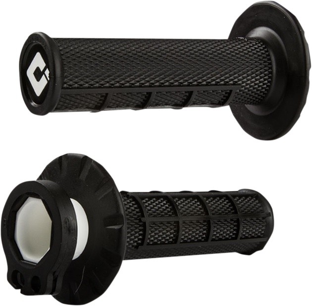 ODI MX V2 Lock-On Half Waffle Grips Black