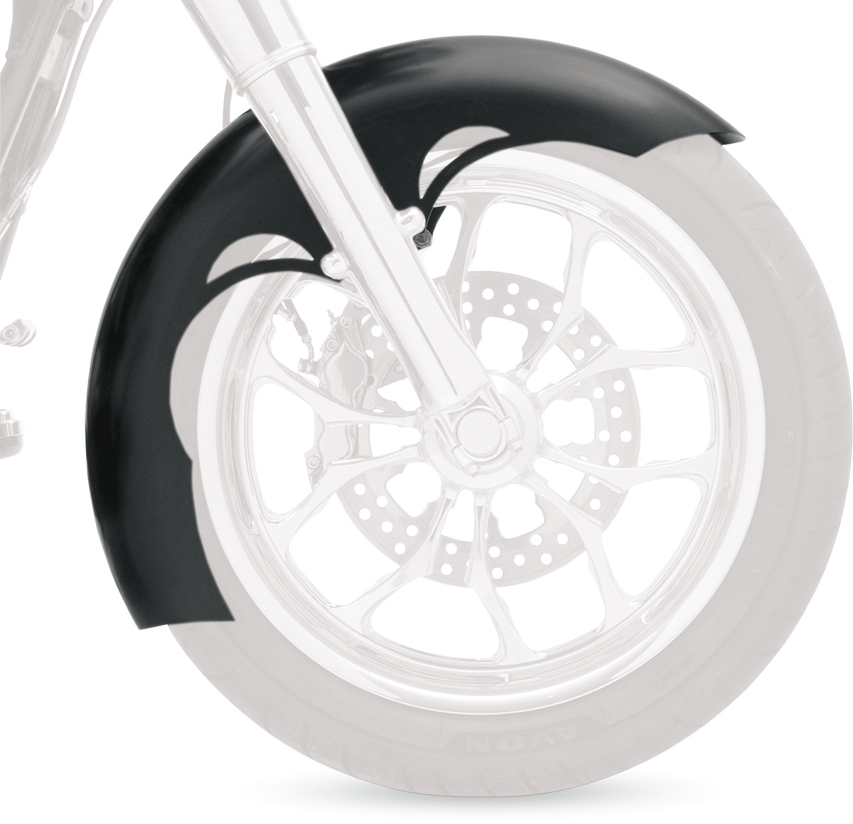 Klock Werks Tire Hugger Series Tude 21in. Front Fender KW050101072014