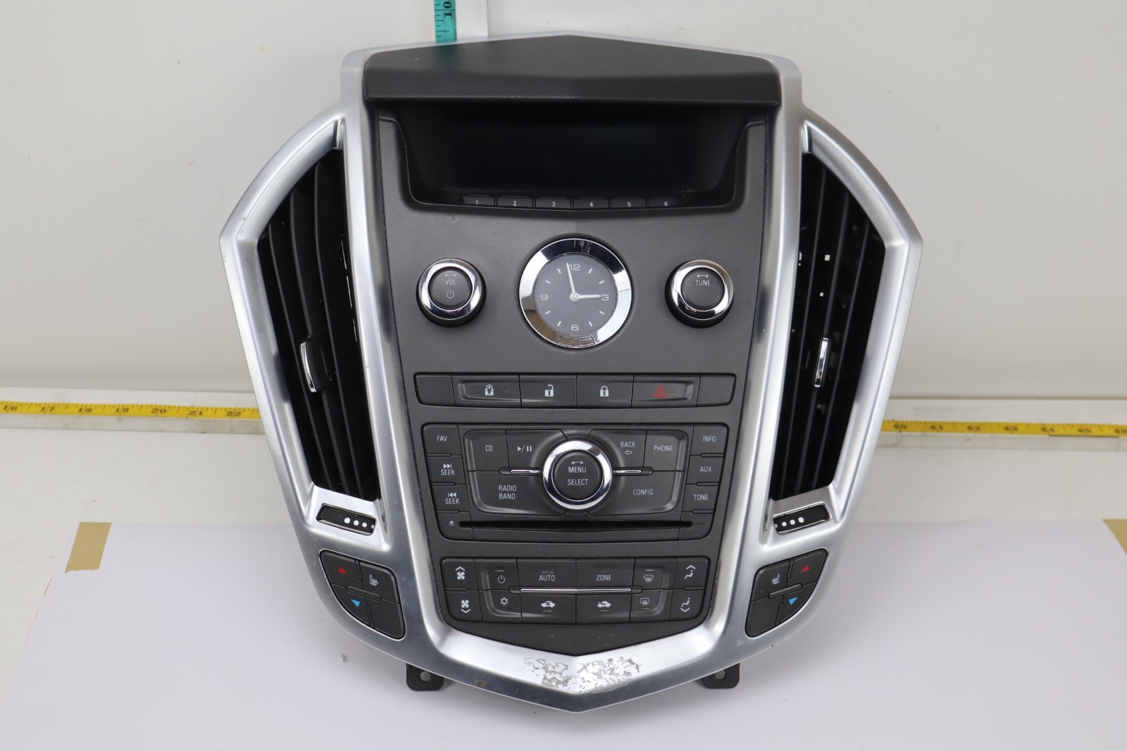 2010-2012 Cadillac SRX Radio Heater A/C Climate Temp Control Panel 20864868 OEM