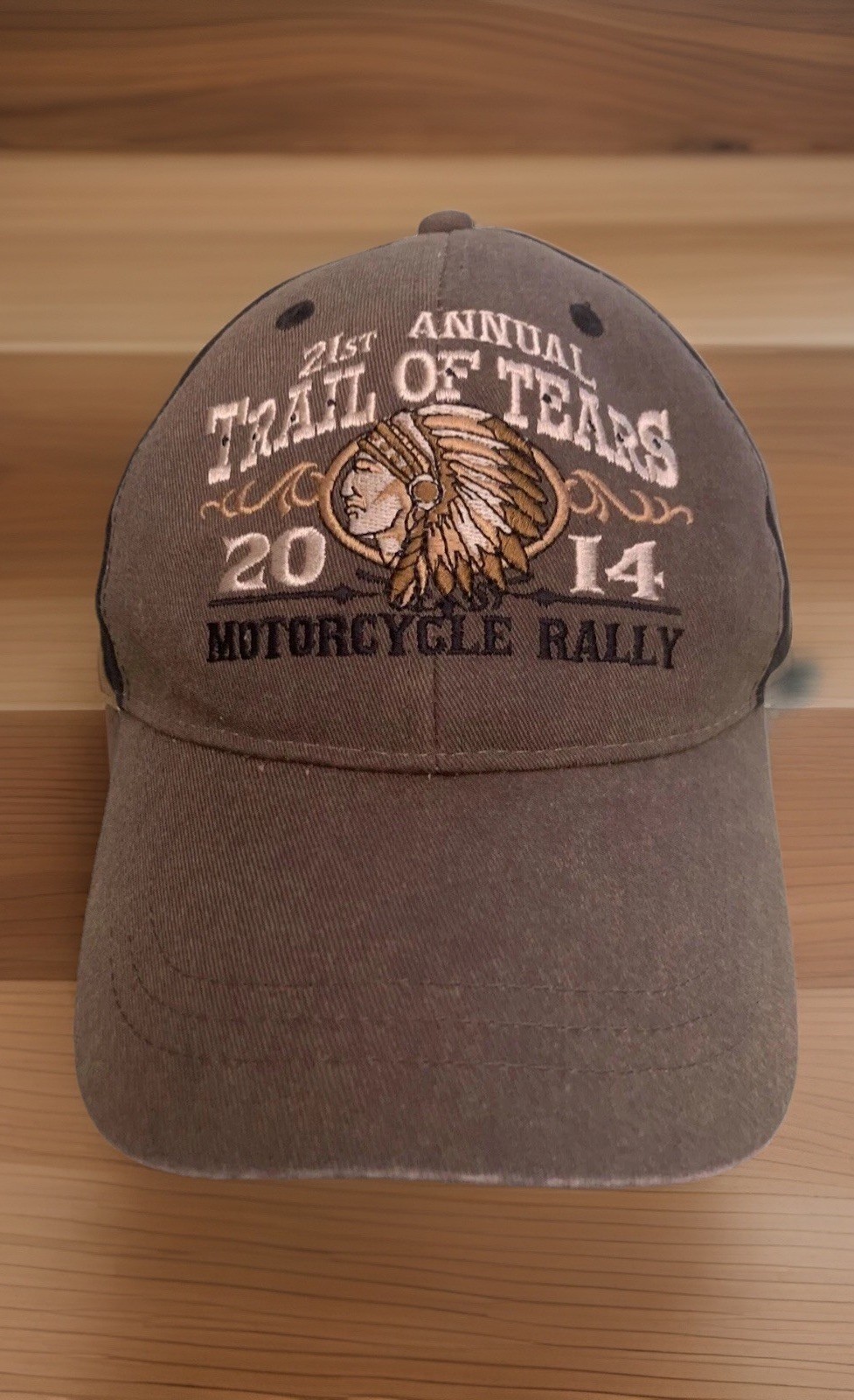 Annual Trail of Tears Motorcycle Rally 2014 Waterloo Cherokee Cap Crazy Bob\'s