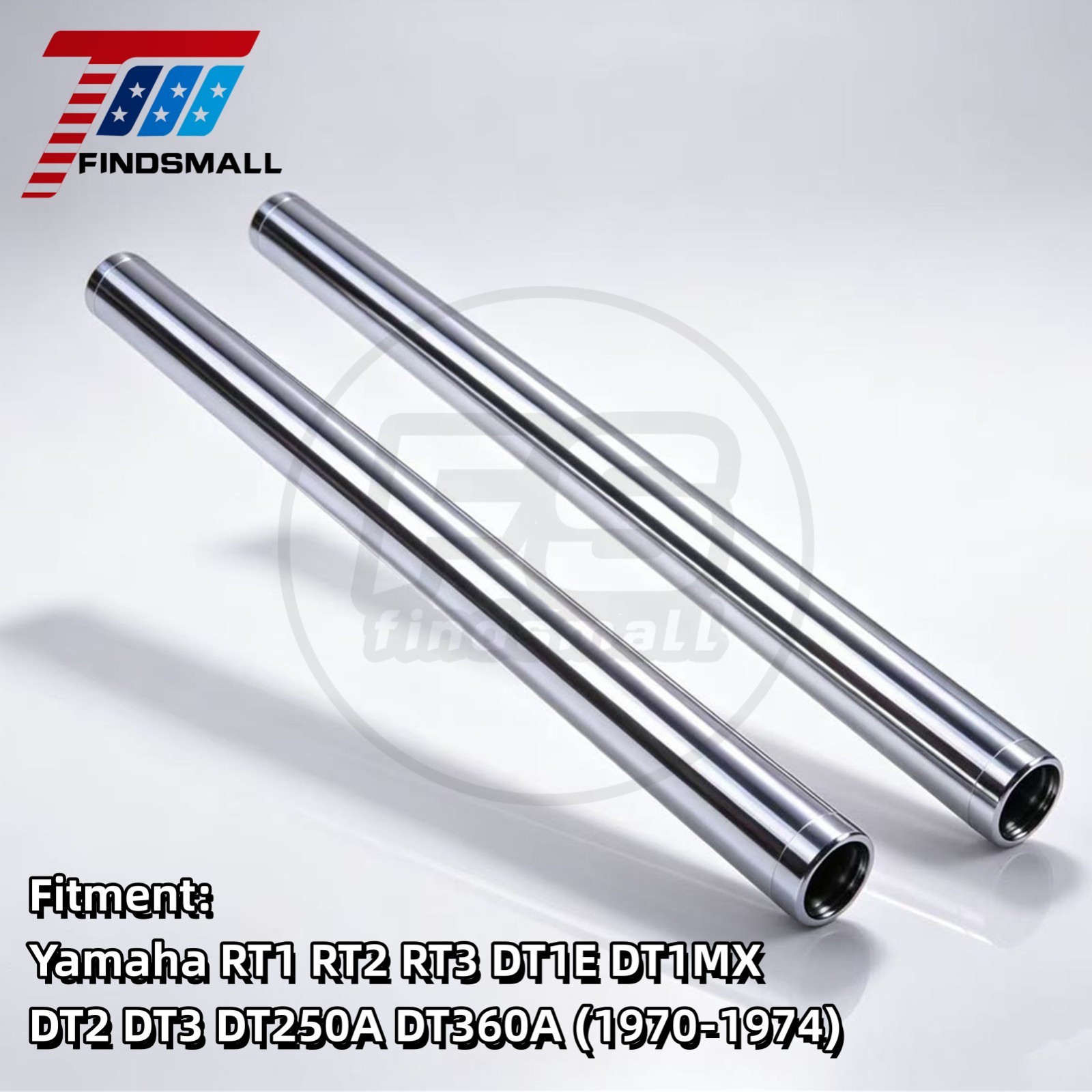 2x Front Suspension Inner Fork Tubes for YAMAHA RT1 RT2 RT3 DT1E DT1MX DT2 DT3