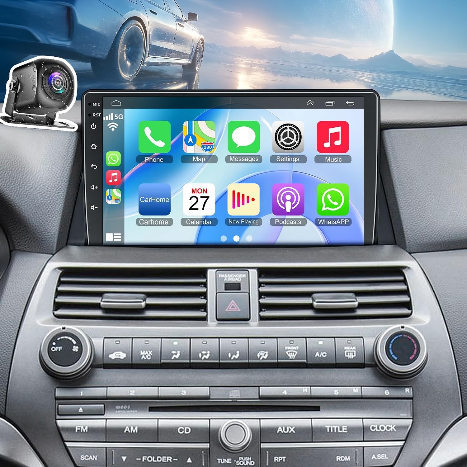 2+32GB Android Auto For Honda Accord 2008-2012 Car Radio Stereo Carplay Navi BT