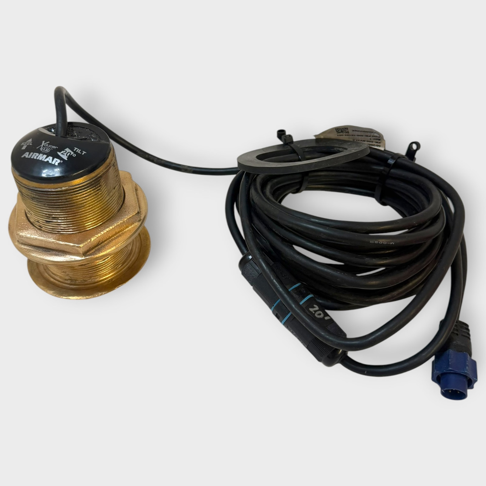 Airmar Lowrance Simrad B60-20-BL Thru-Hull Tilted Element Transducer - 20 Degree