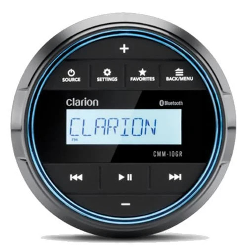 Clarion CMM-10GR Marine Source Unit Bluetooth LCD Radio
