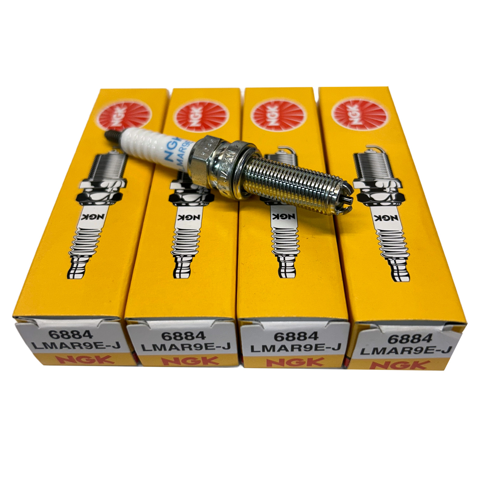 2009-2025 Yamaha YZF R1 Spark Plugs NGK LMAR9E-J MT10 FZ10 4 Pack Set of Four 2009-2025 Yamaha YZF R1 Spark Plugs NGK LMAR9E-J MT10 FZ10 4 Pack Set of Four