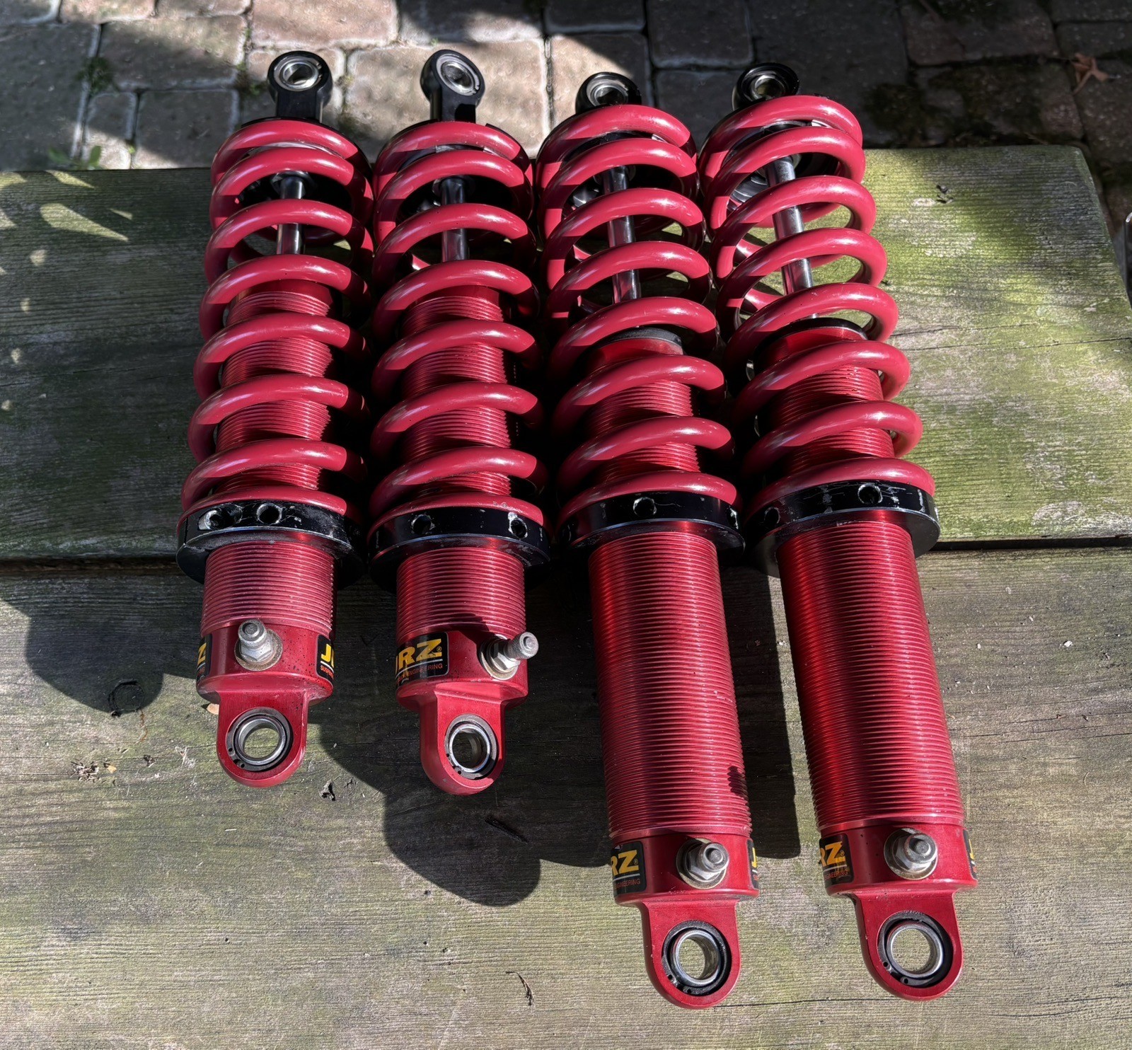 JRZ ALUMINUM-BODY COILOVER SET WITH EIBACH SPRINGS - Lotus Elise / Exige