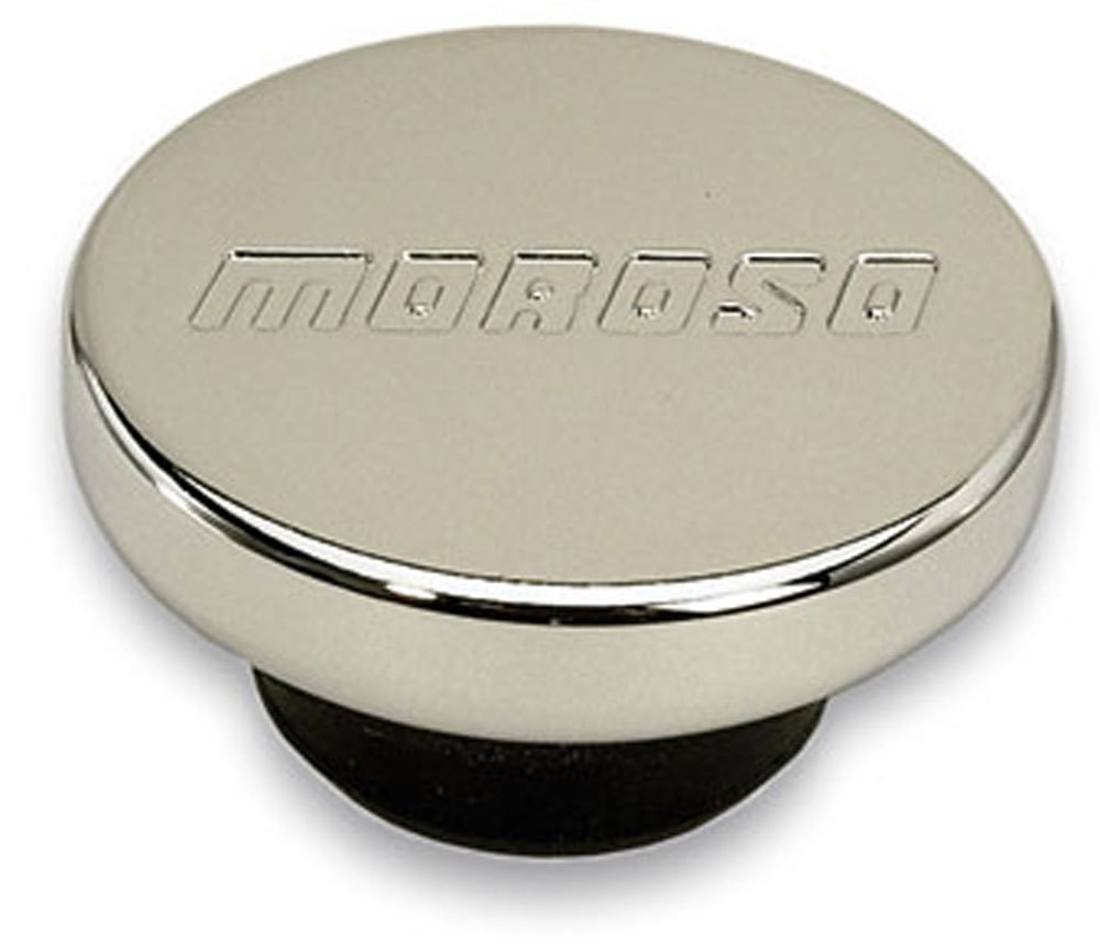 Moroso for Oil Filler Cap - 1.22in Diameter - Push-In Type - Chrome Plated