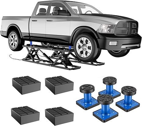 Hydraulic Car Lift 5000Lbs Portable Heavy Duty Low Profile Max 26.8\