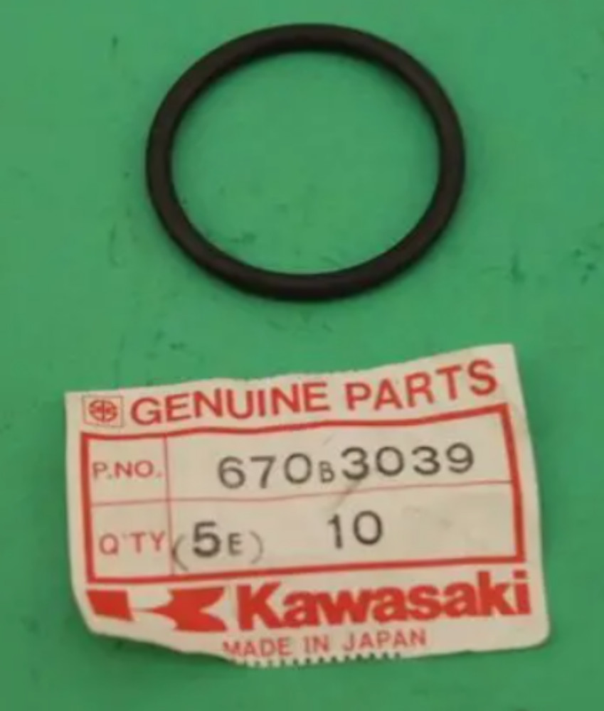 NOS 1983-2003 Kawasaki KX60 KX80 KDX KX O-Ring 39mm OEM 670B3039