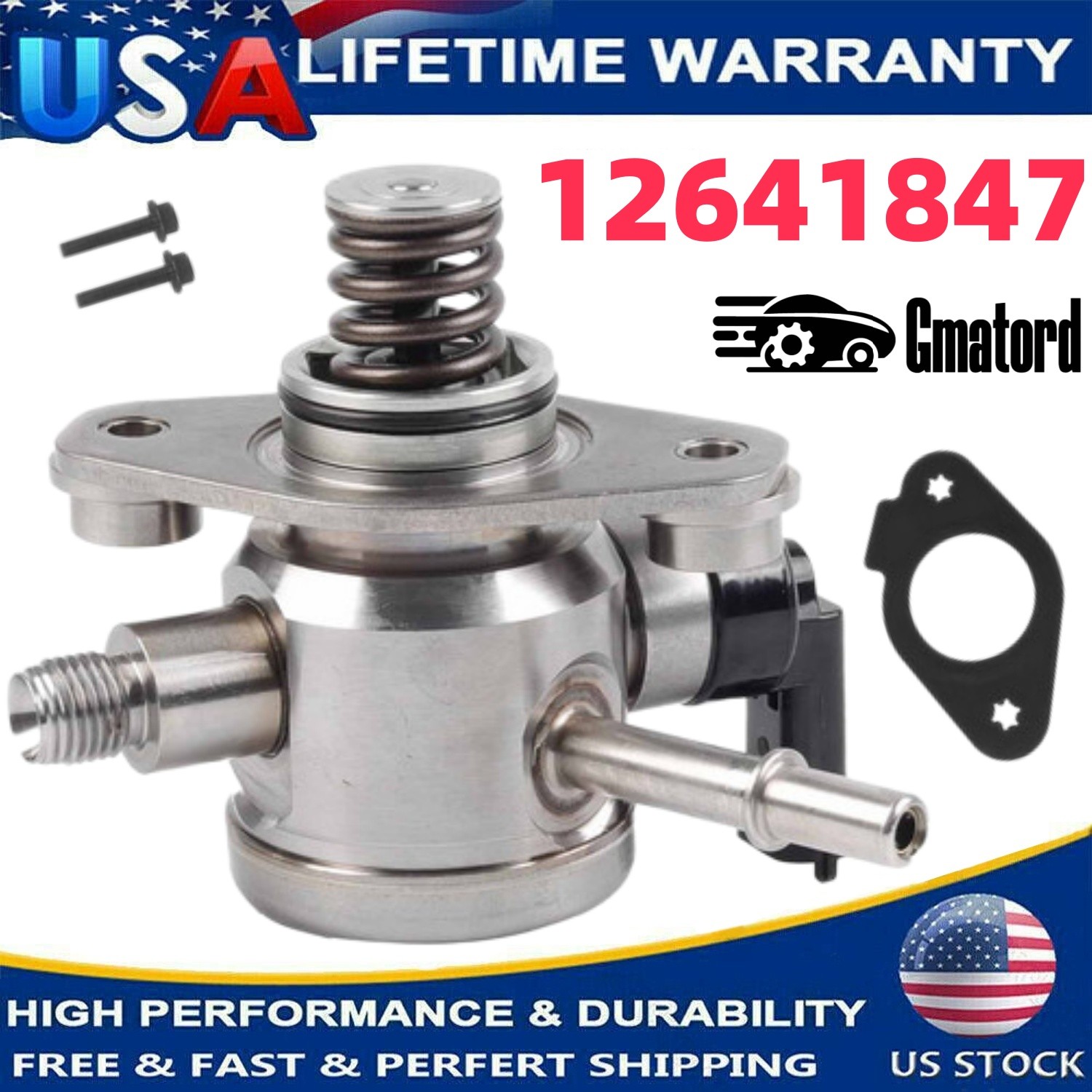 12641847# High Pressure Fuel Pump for GMC Buick Chevrolet Terrain 2.4L 2010-2017