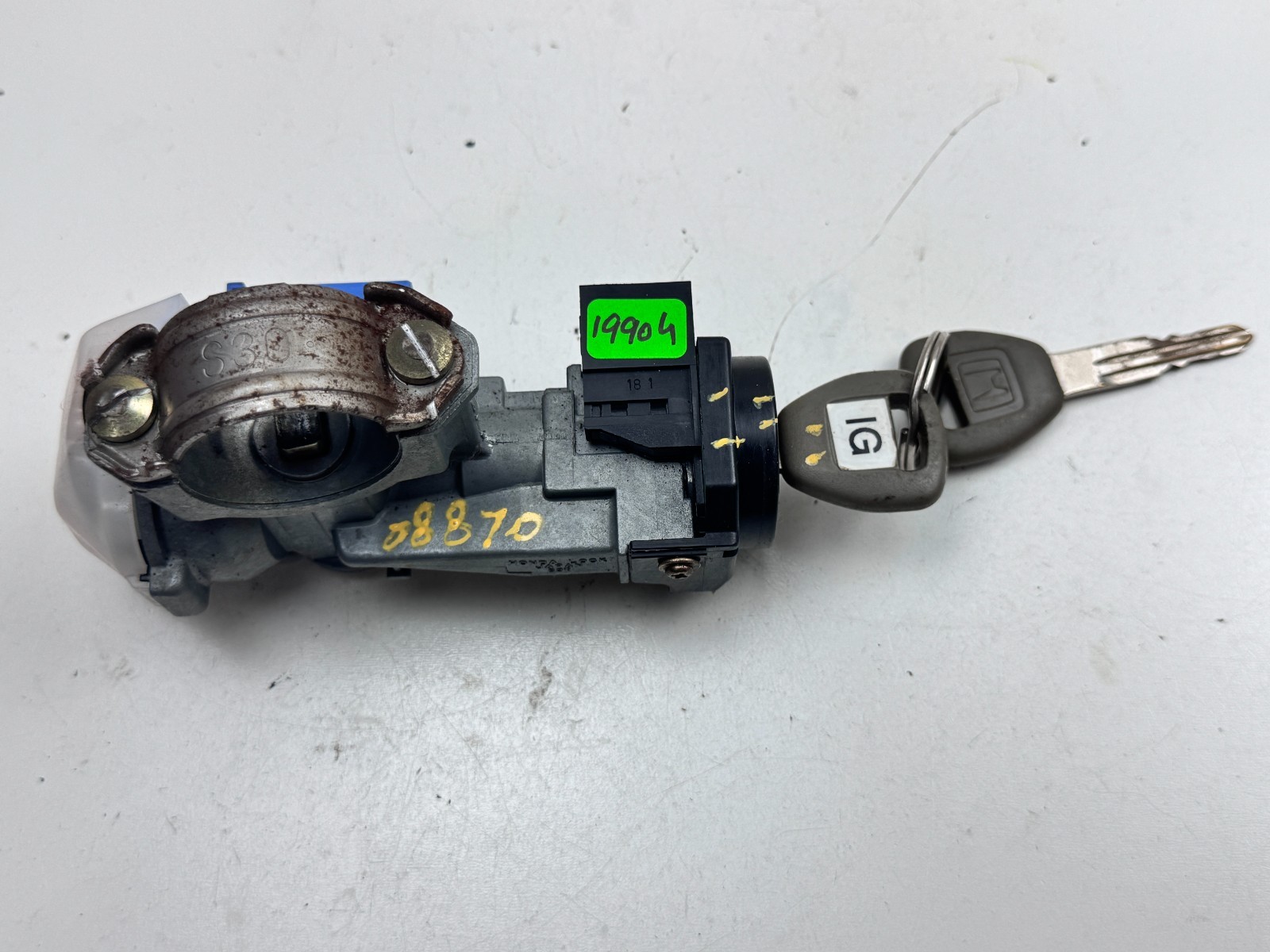 1997-2001 HONDA PRELUDE IGNITION SWITCH LOCK W/ 2 KEYS & IMMOBILIZER OEM