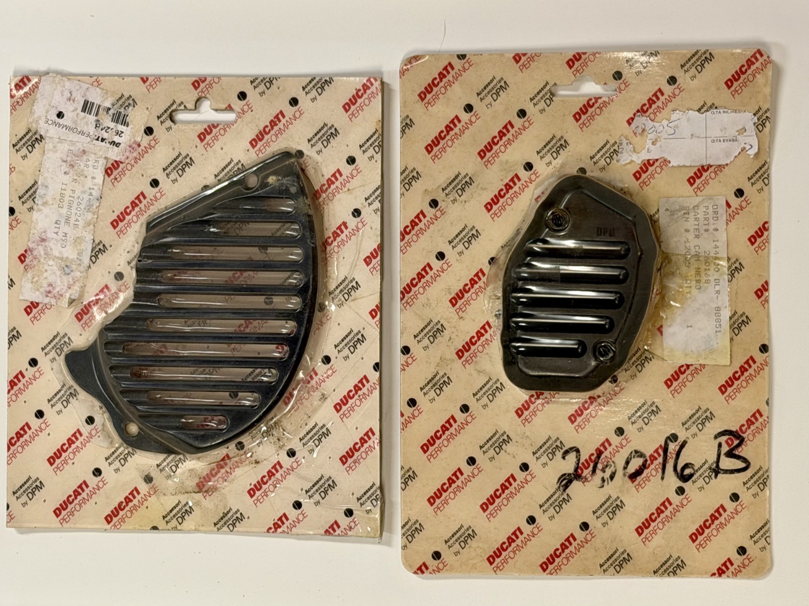 Ducati Performance DPM Sprocket Cover 26024B + Cam Cover 26016B Monster 750