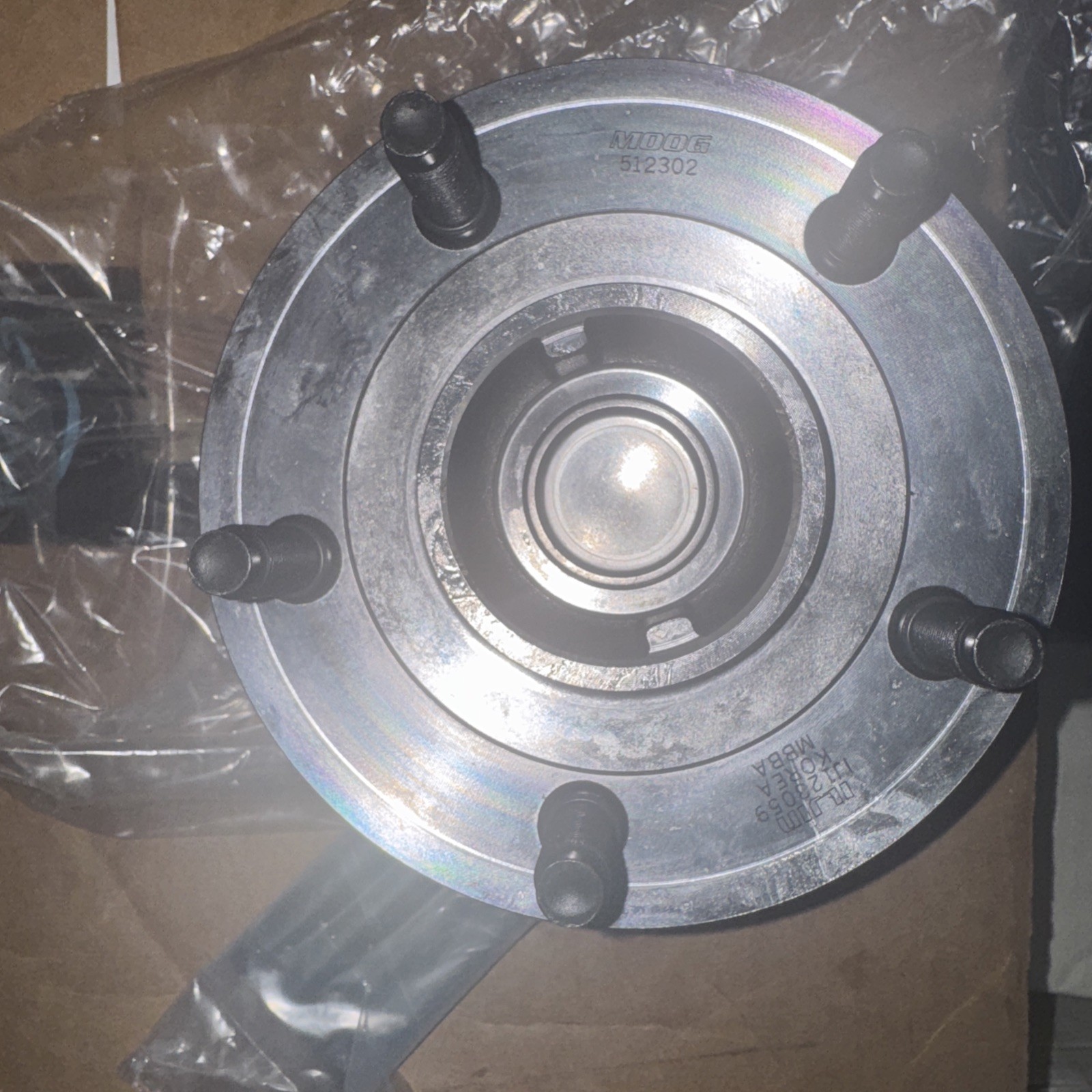 512302 Moog Wheel Hub Rear Driver or Passenger Side New 4WD 4X4 4-Wheel ABS