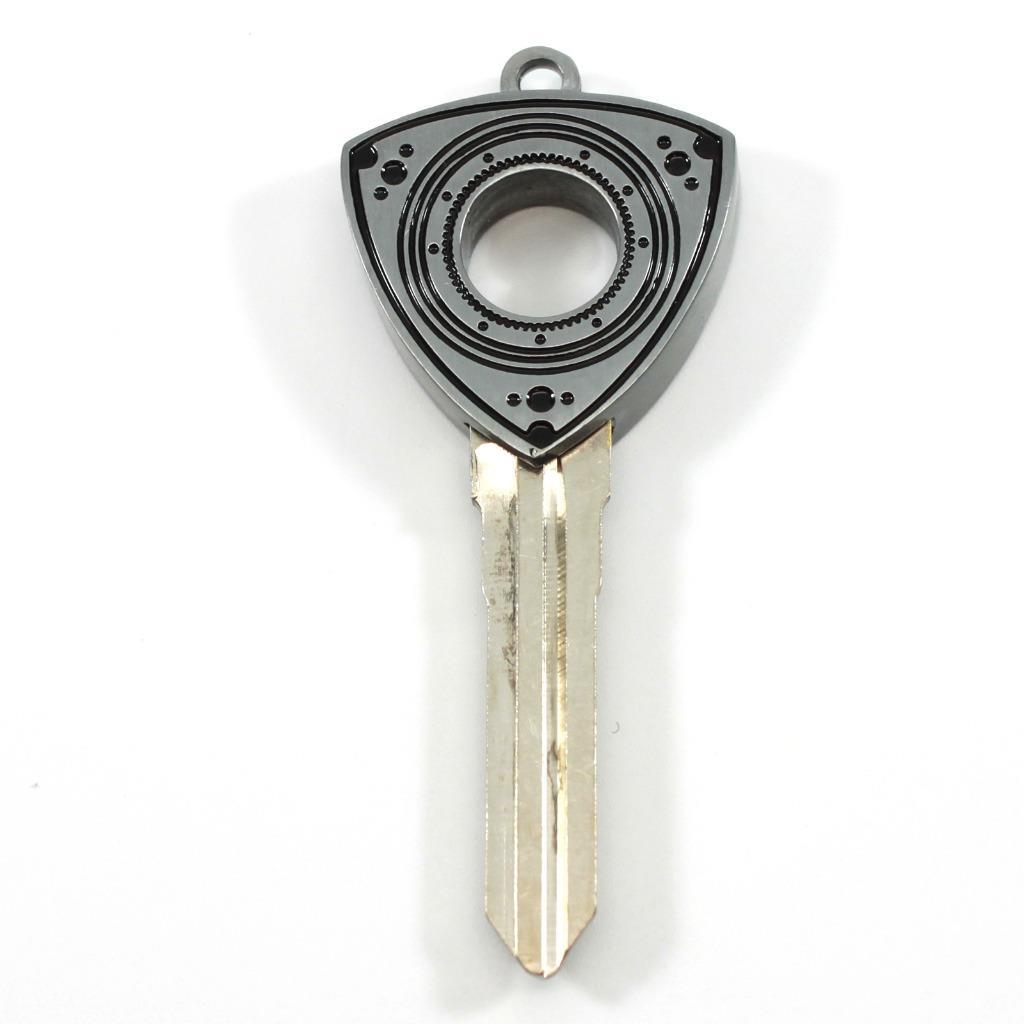 ROTOR KEY BLANK FITS: 1983-1987 SILVER - MAZDA RX-7 FB GS GSL GSL-SE 12A 13B ROTOR KEY BLANK FITS: 1983-1987 SILVER - MAZDA RX-7 FB GS GSL GSL-SE 12A 13B