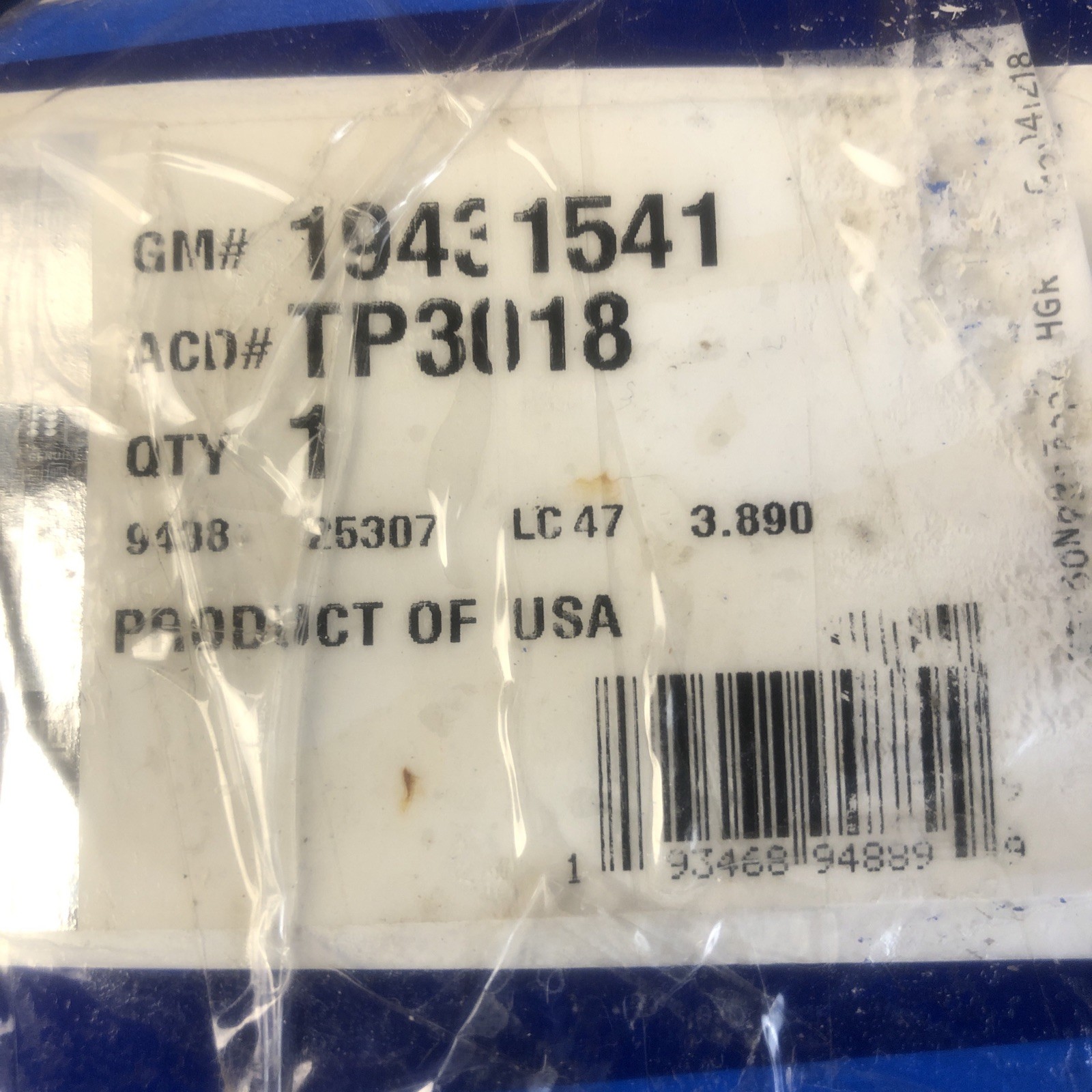 ACDelco 19431541 / TP3018 Duramax Fuel Filter Kit GM  2001–2016 LB7 LLY LBZ LMM