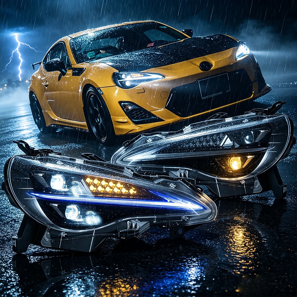 2xLED Headlights For 2013-2021 Subaru BRZ/Scion FR-S/Toyota 86 w/Start Animation