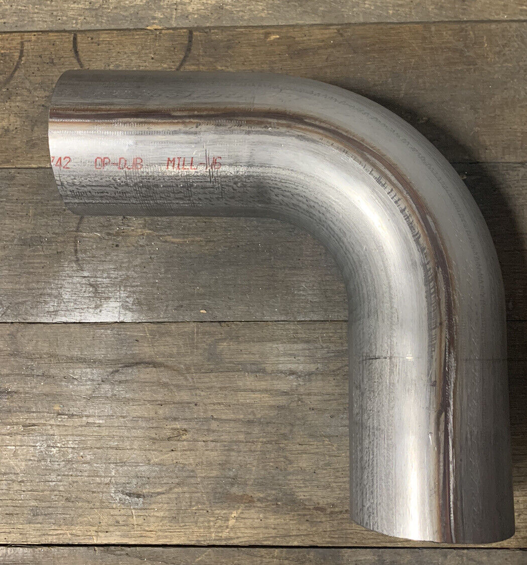 4” 439 Stainless Exhaust 90 Degree Elbow - 