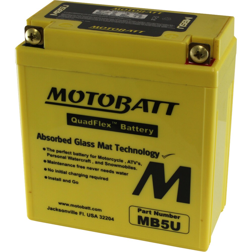 Motobatt MB5U Battery Sealed Factory Activated