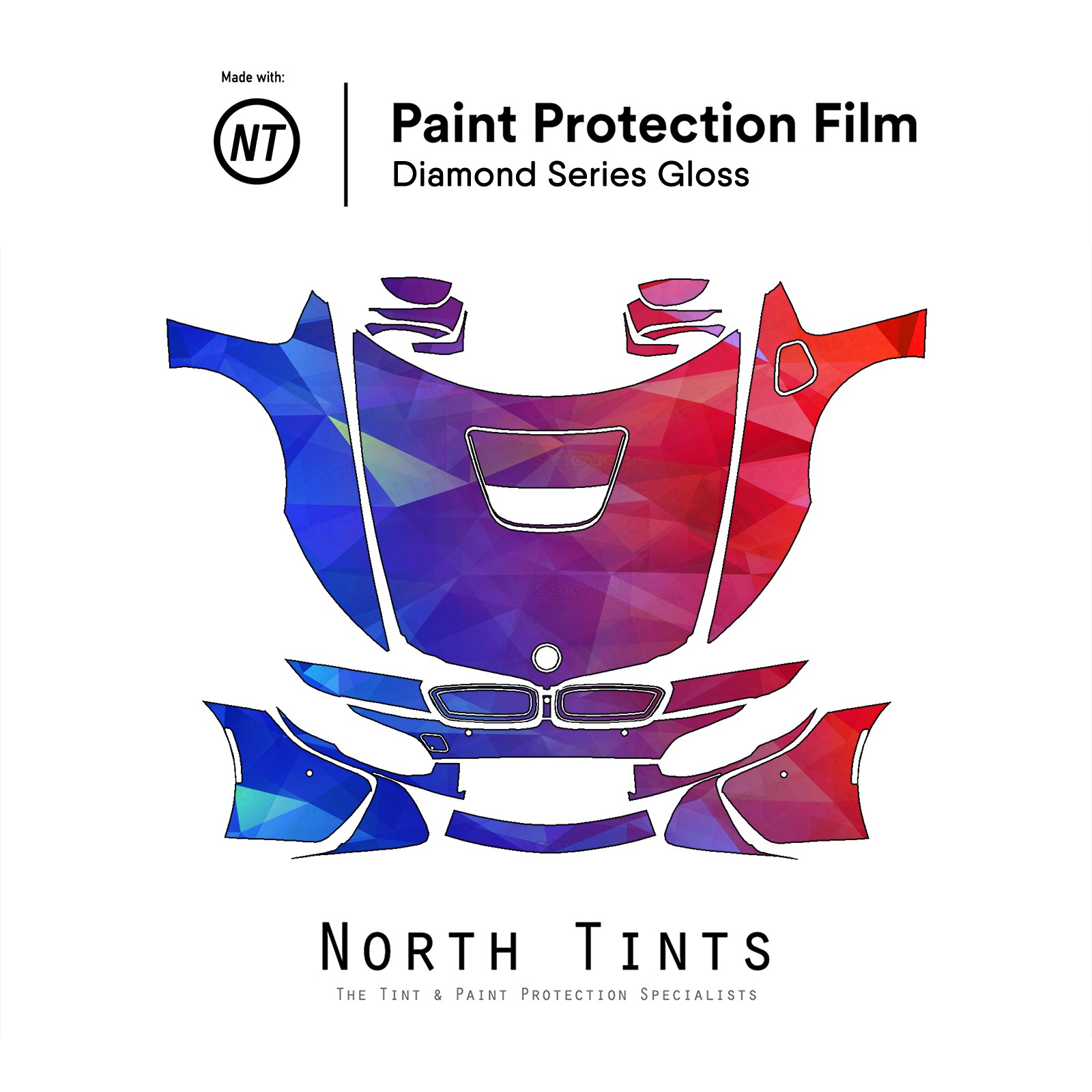 BMW I8 2014-2020 PreCut Paint Protection Film Clear Bra PPF Kit