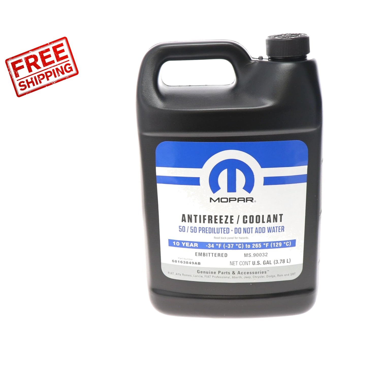 50/50 Engine Coolant MS.90032 – 10  Durability for Optimal Performance