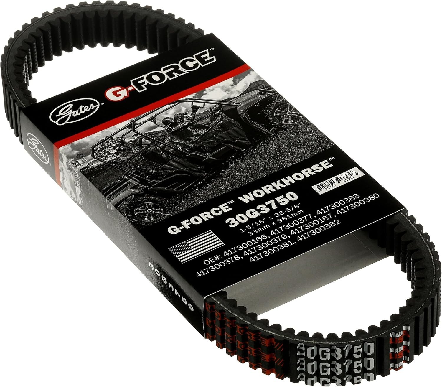 Gates G Force Drive Belt Can-Am Bombardier Commander Maverick Renegade Outlander Gates G Force Drive Belt Can-Am Bombardier Commander Maverick Renegade Outlander
