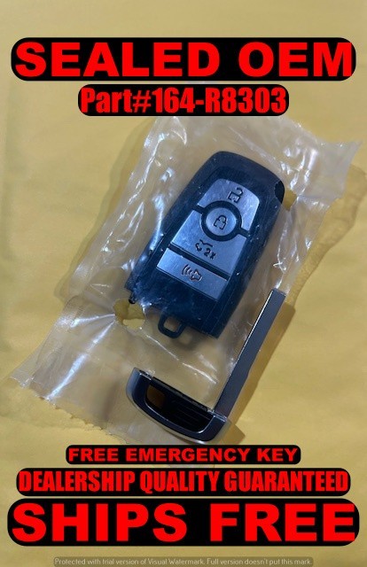 NEW OEM 2022-2023 24 F-150 EV / LIGHTNING FRUNK SMART KEY REMOTE 164-R8303