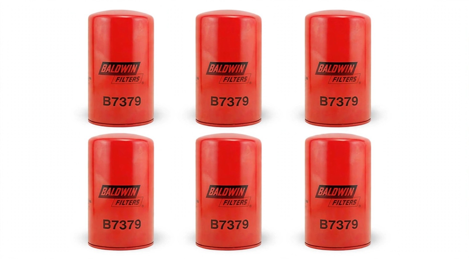 Baldwin B7379 Lube Spin-On Filter (6 PACK)