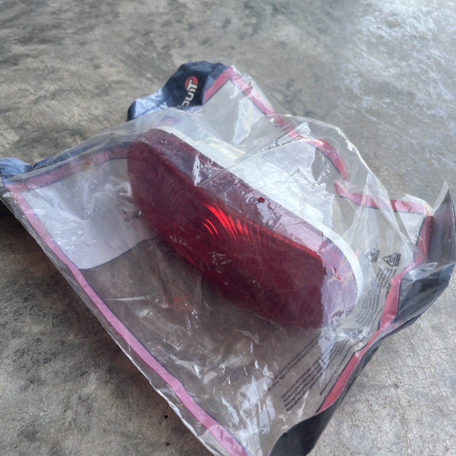 Truck-Lite 60202R Super 60 Red Stop Turn Tail Light Oval 12V NOS Truck Trailer