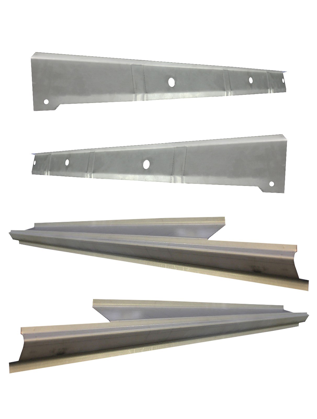 1998-02 DODGE RAM P/U 4DR QUAD CAB INNER & OUTER ROCKER PANELS PAIR