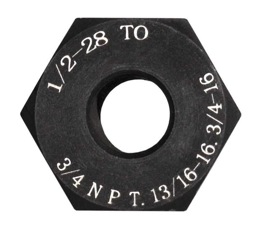 Steel Muzzle Thread Adapter Convert 1/2x28 to 3/4 NPT 13/16-16 3/4-16