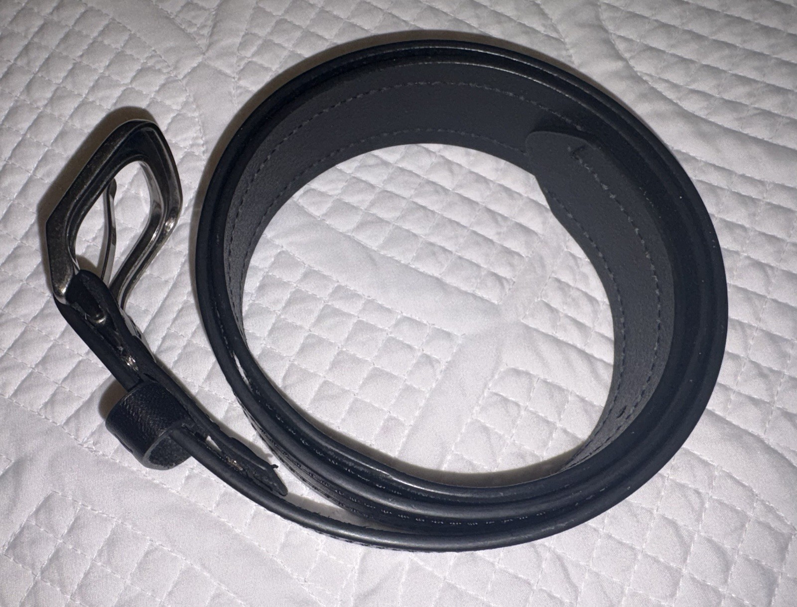 HARLEY DAVIDSON MENS LEATHER BELT SZ 38