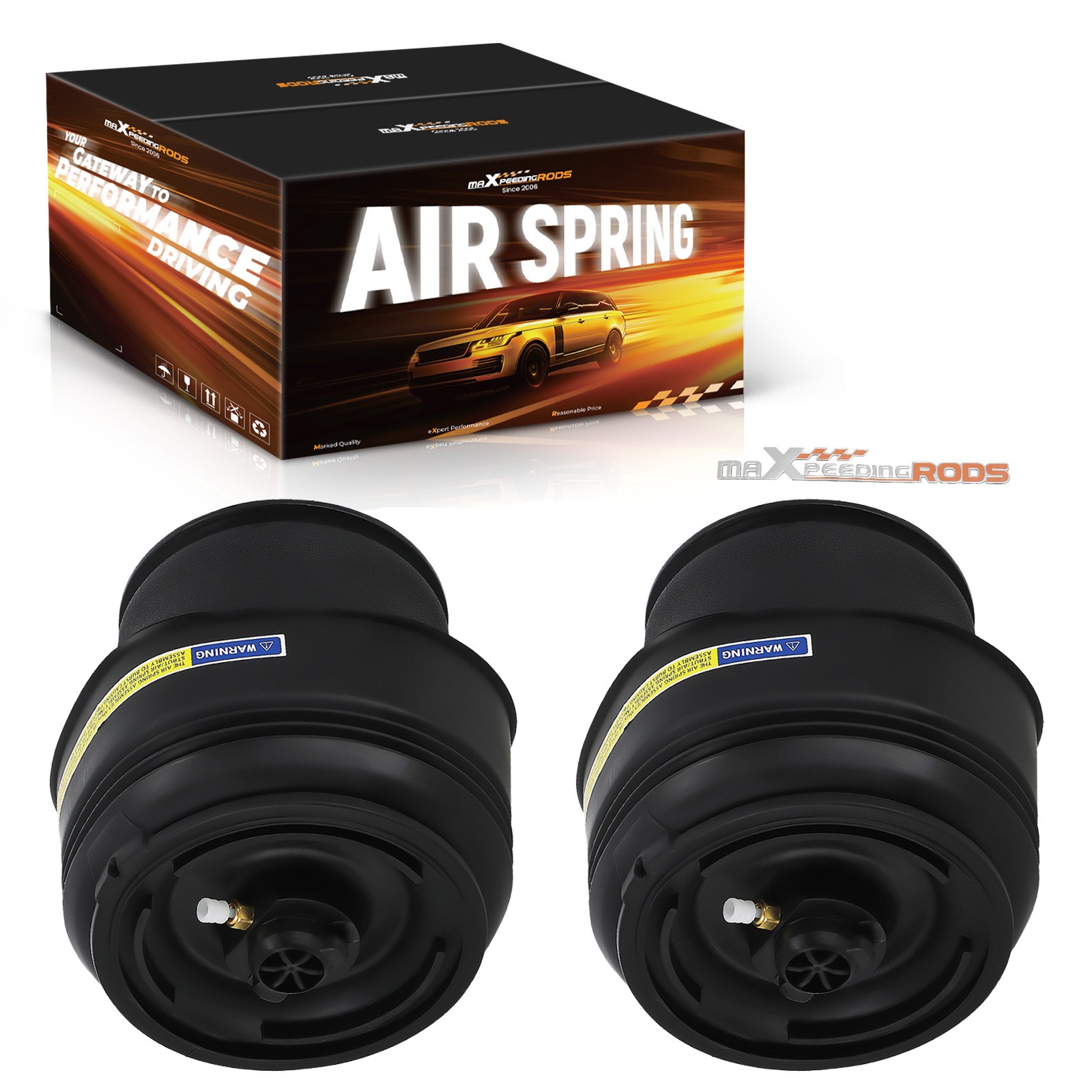 2Pcs Rear Air Spring Bags Air Suspension for BMW X5 E70 X6 E71 07-19 37126790079