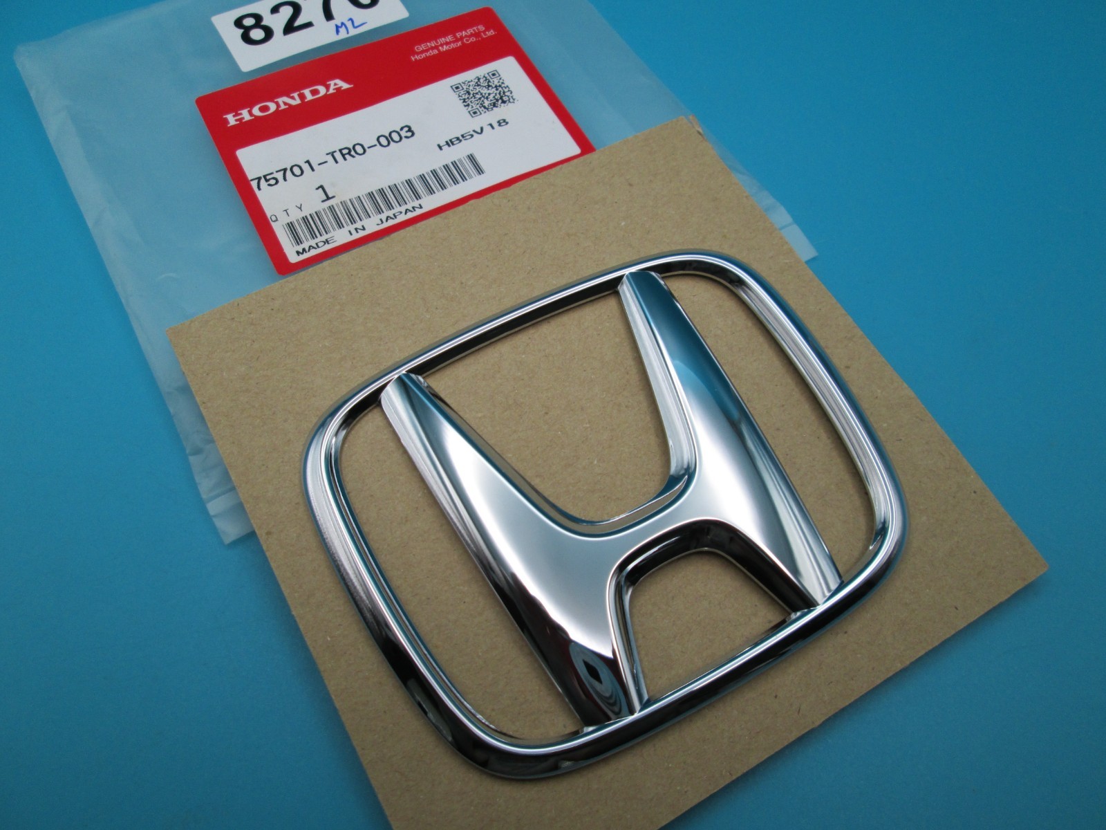 OEM 2012-2015 Honda Civic SEDAN Rear Emblem Badge Logo Chrome 75701-TR0-003