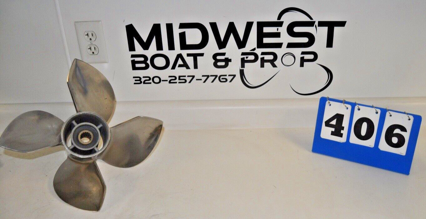 ATTWOOD BALLISTIC  435935 STAINLESS 4 BL PROPELLER 13-3/4 X 23 FOR YAMAHA MOTORS