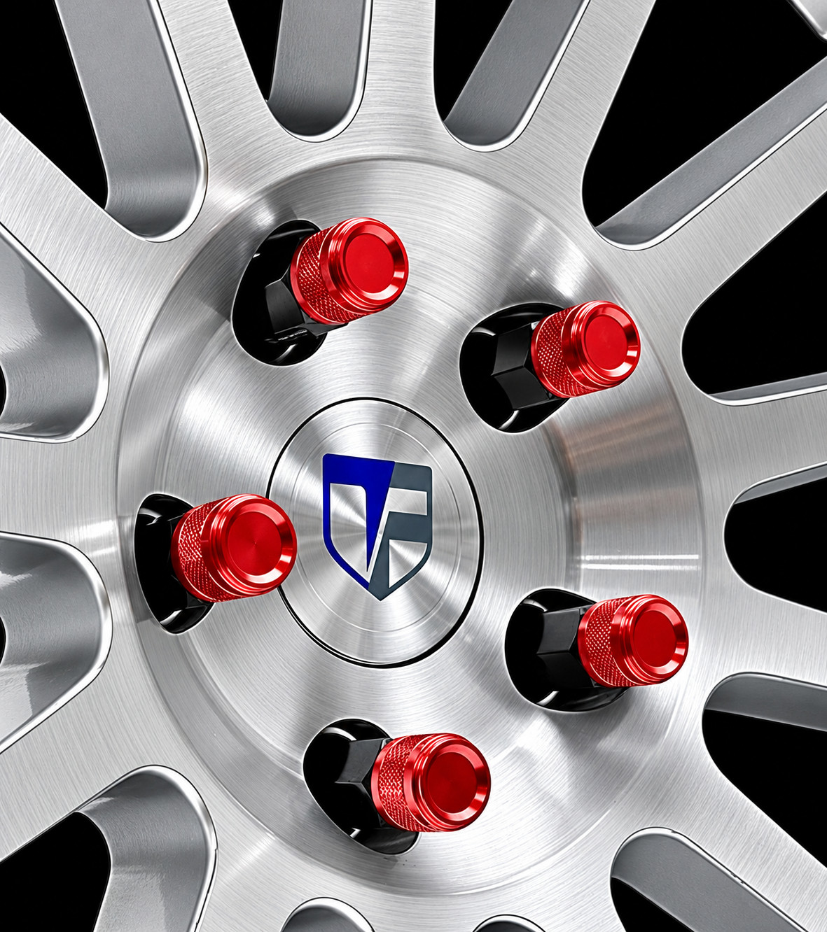 20 TRUE SPIKE 12X1.5 TUNER STYLE CLOSED END FORGED STEEL LUG NUTS 2.25