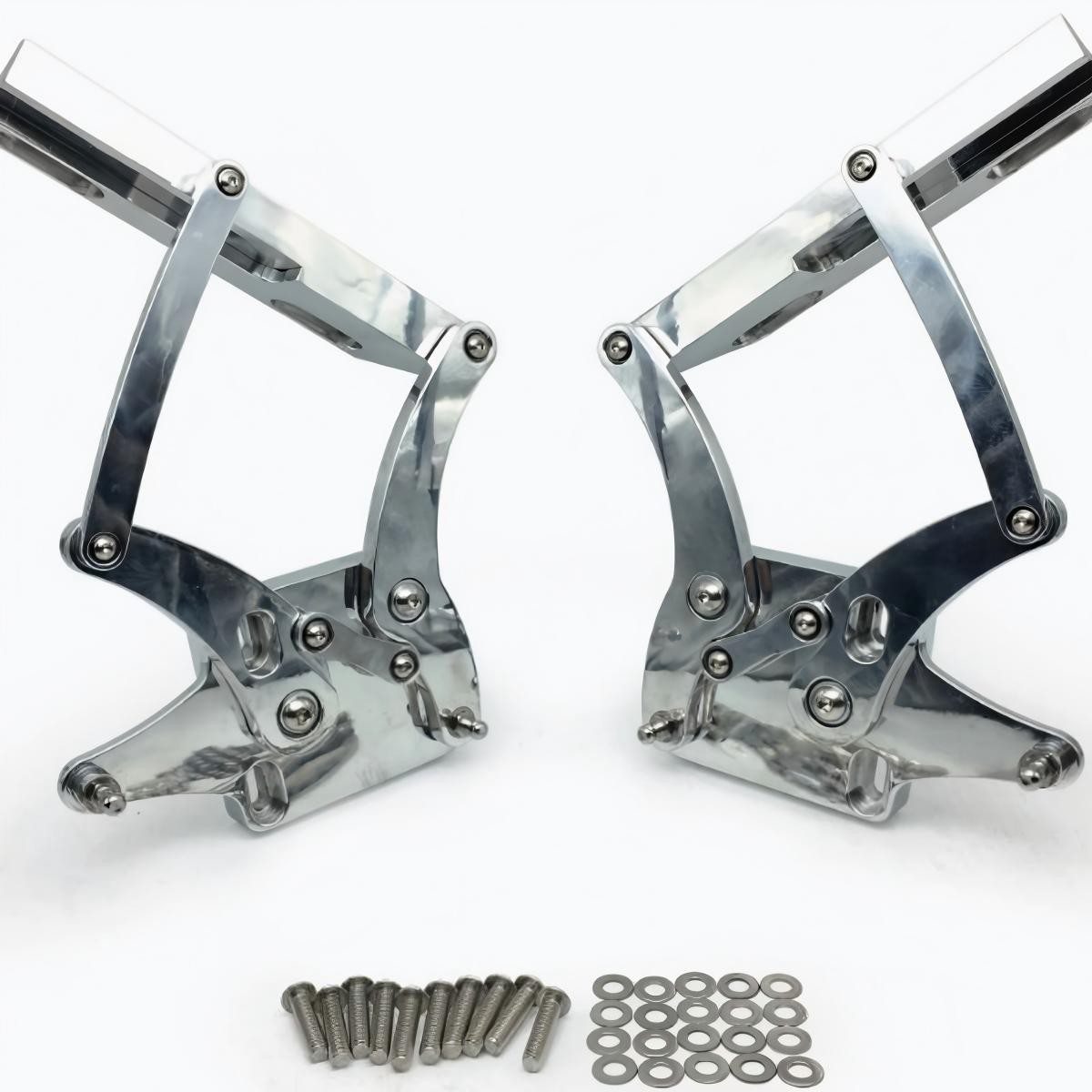 Pair Fits 1970-81 Camaro Firebird Billet Aluminum Hood Hinges Kit